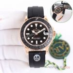 AR Factory Replica Rolex Yacht Master 37mm Rose Gold Lady Watches Swiss 2824 Movement